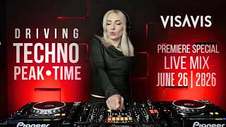Premiere Special: Techno Peak Time • Driving Live DJ Set | Visavis DJ | Jun 26 2026 #shorts