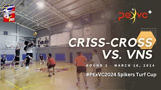 PExVC+ Spikers Turf Cup: Round 2 - Criss-Cross vs. VNS by Jeff Alagar 105 views 1 month ago 17 minutes