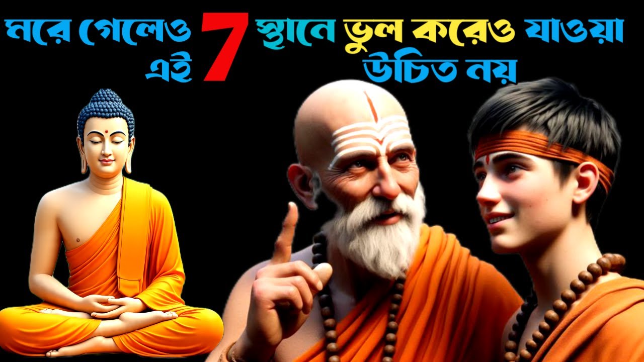 কেন জ্ঞানীরা এই 7 জায়গা যান না । ভুল করেও এই 7 টি স্থানে যাওয়া উচিৎ নয়। Buddhist Philosophy ।