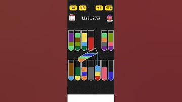 Water sort puzzle - Level 2653 #watersortpuzzle #games #level2653 #level #puzzle #watersort #gaming