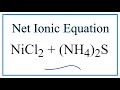 Spectator Ions and Ionic Reactions