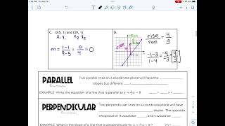 Geometry Unit 9 Day 1 Review Distance, Midpoint, and Slope Formulas