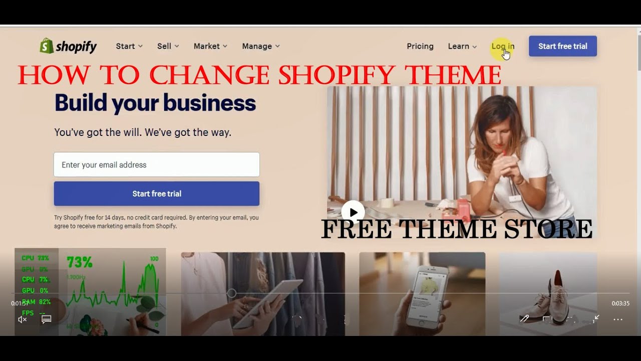how to change shopify theme - YouTube