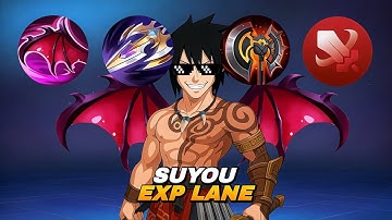 GLOBAL SUYOU BEST RECOMMENDED BUILD IN EXP LANE!! (AUTO WINSTREAK!!) - Mobile Legends