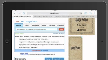 New Hampton School - How to use EasyBib.com