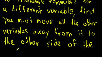 Physics 20 0.3 rearranging formulas