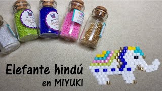 Elefante hindú en MIYUKI 🐘 / DIY / MUY FÁCIL DE HACER