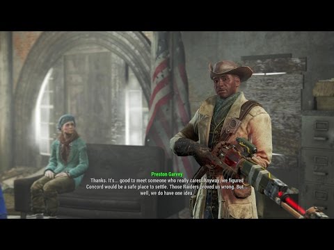 Видео: Fallout 4 - When Freedom Calls, Престон Гарви, Power Armor, Fusion Core, Deathclaw