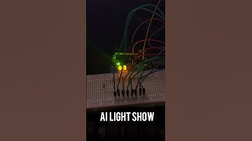 AI Light Show | Arduino Project #shorts #AI #arduino