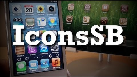 IconsSB - 4 boutons sur le springbord pour Eteindre-Respring-Reboot-Safe Mode