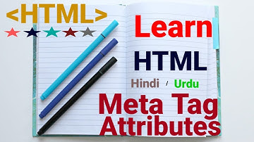 Html Tutorial in Hindi Urdu - Meta Tag Attributes
