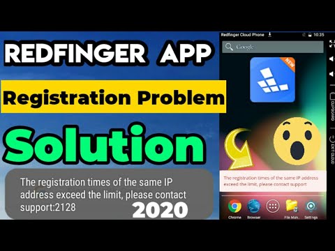 REDFINGER Cloud Phone Registration Problem Solution | How to get unlimited Trial 2022