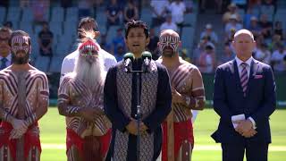 National Anthem of India - India vs Australia Test 2018 - Fahad Farooque