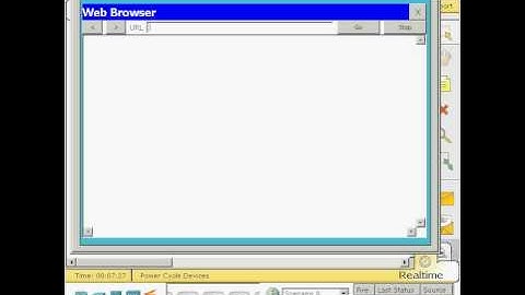 using packet tracer Connecting to a web server using IP.avi
