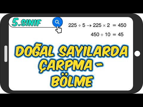 Doğal Sayılarda Çarpma - Bölme 📘 5.Sınıf Matematik #2023