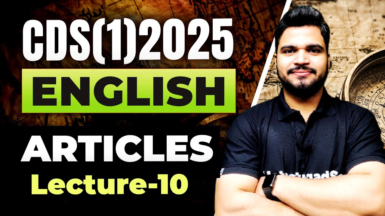 CDS(1)2025 English | Complete English For CDS 1 2025 Exam | Strategy To ...