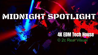 Midnight Spotlight ft. Nightclub House Anthem | EDM Tech House | Intense 4K Ultra HD Visuals