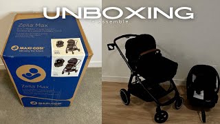Maxi Cosi Zelia Max 5 in 1 Modular Travel System | Stroller + Car Seat | How To Assemble #motherhood