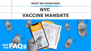 NYC vaccine mandate: What to expect and what it means for other states | Just the FAQs