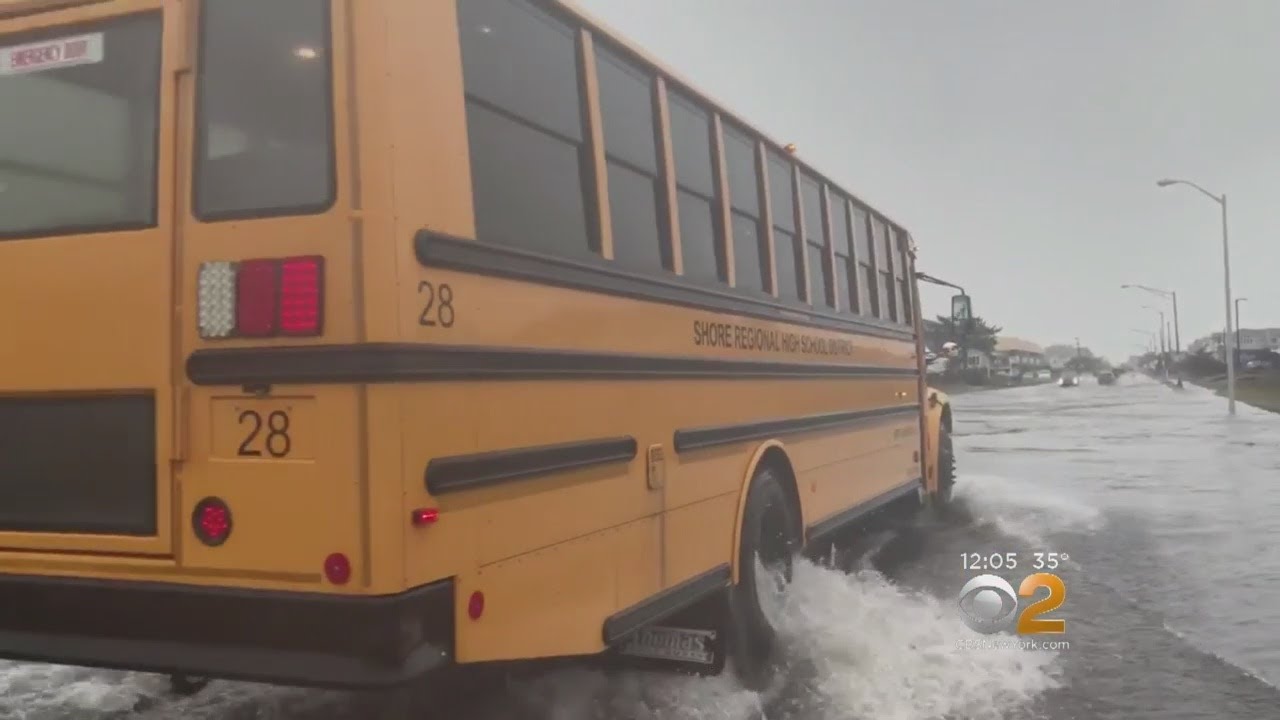Storm Brings Flooding To New Jersey Communities - YouTube
