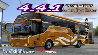 SHARE‼️LIVERY SUMBER JAYA MAKMUR V.4.4.1~ XHD ARJUNA TO SKYLANDER R25 || OF GAMERS screenshot 4