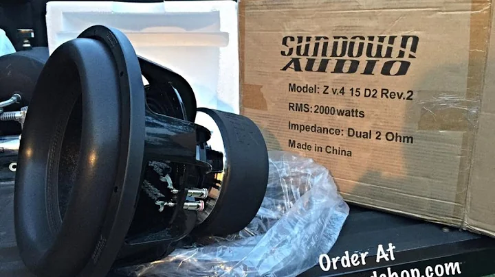 THE ALL NEW 2015 SUNDOWN ZV4 REVISION 2 / 2000WRMS 15!!