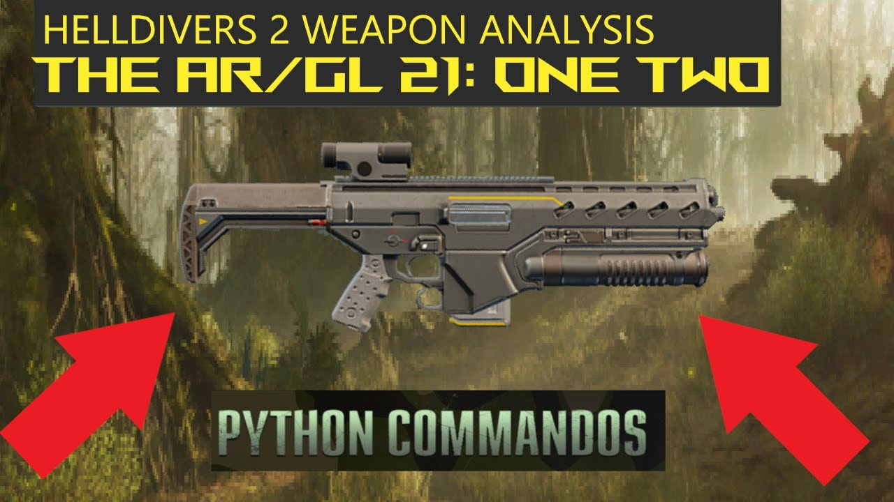 Helldivers 2 Weapon Analysis: The AR/GL-21 One Two - YouTube