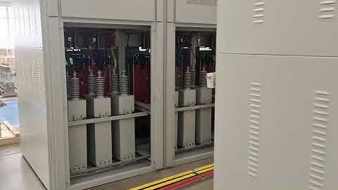 High voltage reactive power compensation capacitor bank