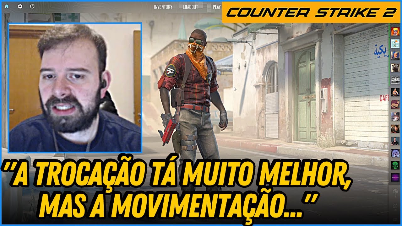 Amassei 2 STREAMERS na MIRAGE do CS 2, novo MENU de armas (veja tudo) 