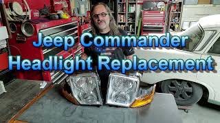 Jeep Commander Headlight Replacement DIY + Upgrade to LED & tip to keep your lights from fogging up