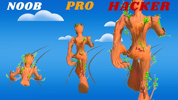 NOOB vs PRO vs HACKER - Tree  Runner