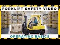 FORKLIFT SAFETY VIDEO | Operating Basics