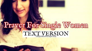Prayer For Single Women (Text Version - No Sound)