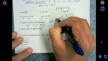 Geometry - Lesson 1.6 Betweenness and Distance