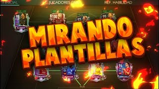 ¡REACCIONANDO a sus PLANTILLAS en directo! - FIFA MOBILE