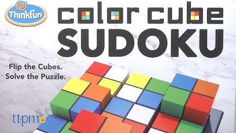 Color Cube Sudoku from ThinkFun