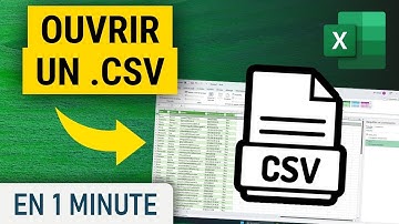 Ouvrir un .CSV avec Excel