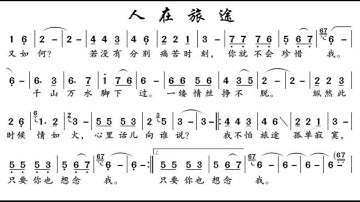 人在旅途 降E调伴奏 - instrumental in E flat