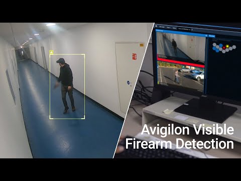 Avigilon Visible Firearm Detection Video Analytics