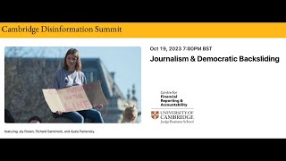 Journalism & Democratic Backsliding: thoughts on responsible journalism