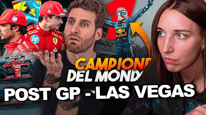 vktrj reacta a TRA DUE LITIGANTI VERSTAPPEN GODE E MERCEDES SBALORDISCE - POSTGP LAS VEGAS