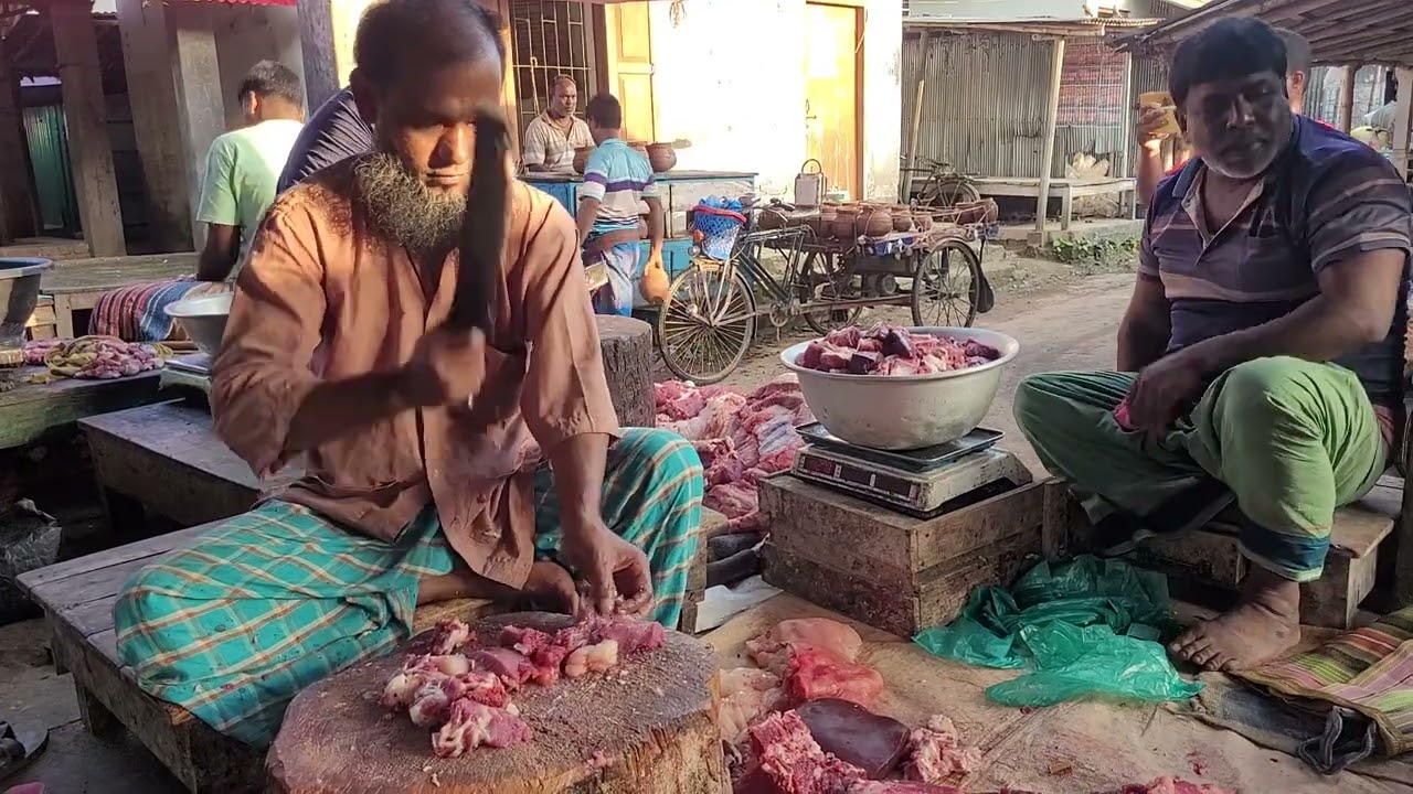 Big cow meat 20 kg cutting skills 