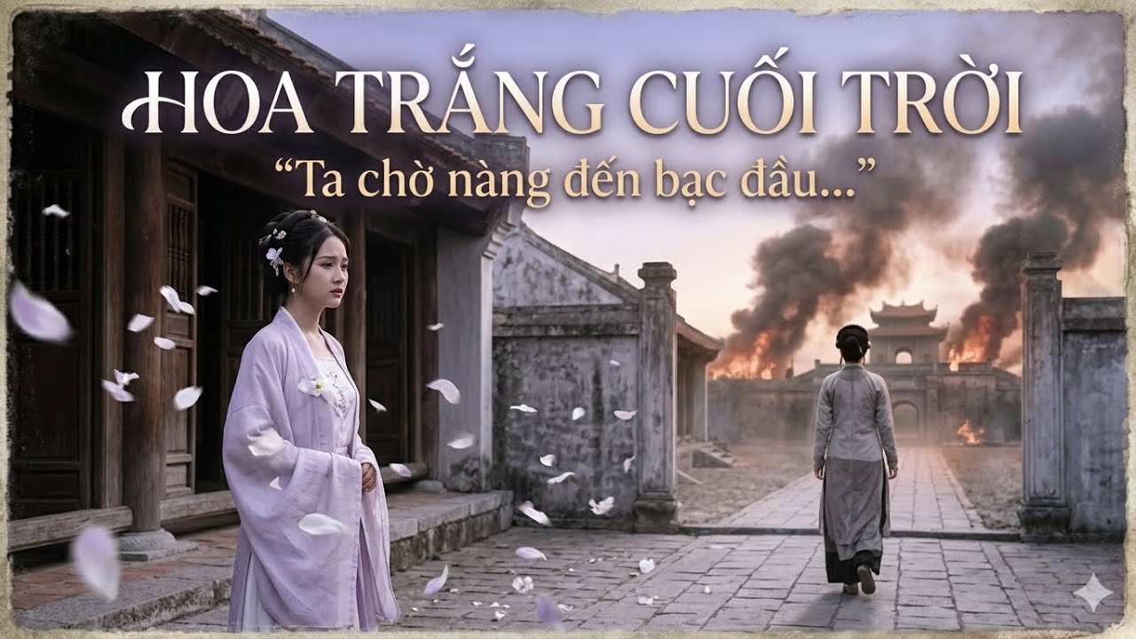 Ballad Việt Buồn | Hoa Trắng Cuối Trời | Ballad Cổ Phong | Chờ đến bạc đầu .