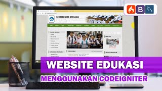 Website Sekolah Menggunakan Framework Codeigniter | Source Code Website