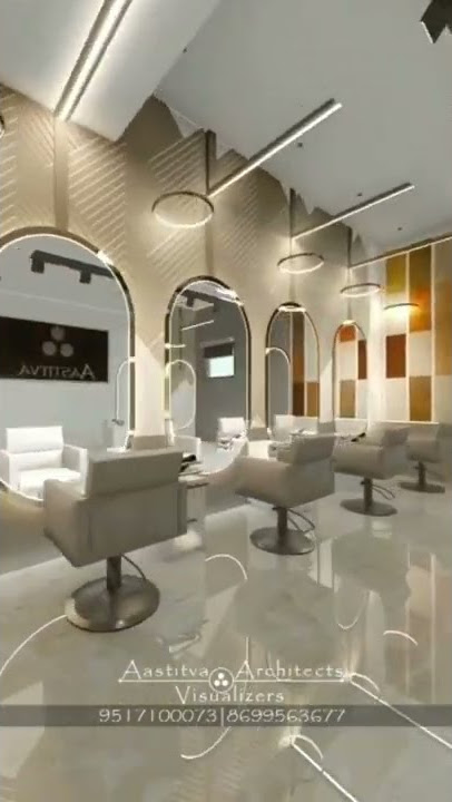 salon interior designs | salon unique design ideas #salon #shorts #shortsfeed #interiordesign