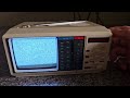Sunkyong SMT-710 3.5" Black &amp; White Television Working - eBay Sale