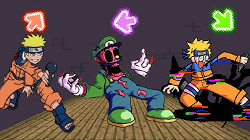 FNF Character Test  Gameplay VS Playground l VS NARUTO l VS LUIGI l VS PIBBY NARUTO