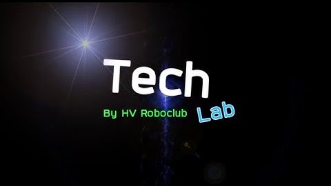 Tech Lab Intro - Final Version