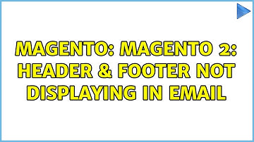 Magento: Magento 2: Header & Footer Not Displaying in Email