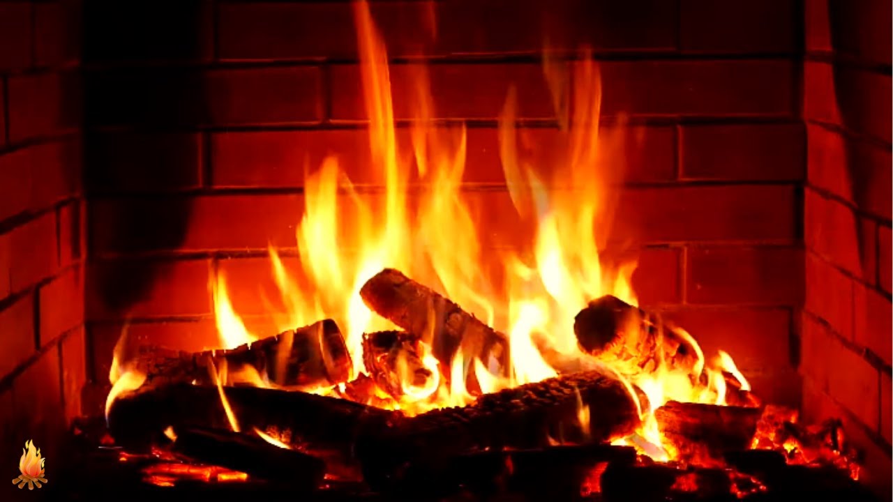Огонь камина, звук огня 🔥 10 часов удовольствия от камина 🔥